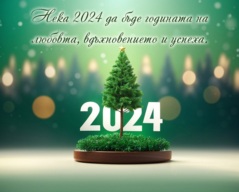 Нека 2024 да бъде годината на любовта, вдъхновението и успеха.